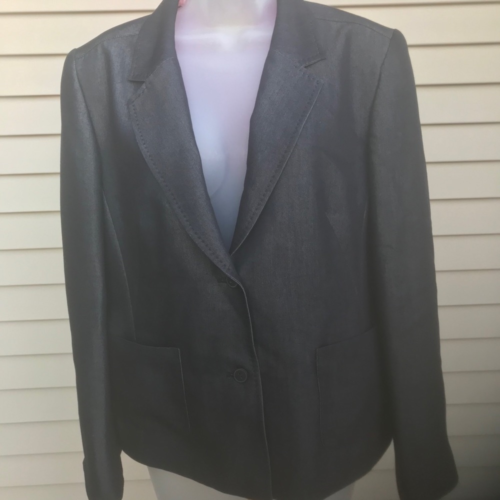 NORTON MCNAUGHTON Woman’s dark denim jacket, Size: 12